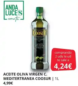 Supermercados MAS COOSUR Aceite oliva virgen c. meditertranea oferta