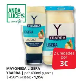 Supermercados MAS YBARRA Mayonesa ligera oferta