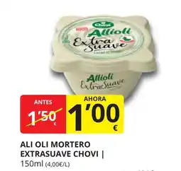 Supermercados MAS CHOVI  Ali oli mortero extrasuave oferta