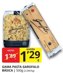 Supermercados MAS Gama pasta garofalo básica oferta