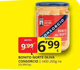 Supermercados MAS CONSORCIO Bonito norte oliva oferta