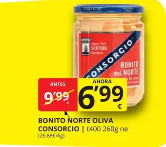 Supermercados MAS CONSORCIO Bonito norte oliva oferta