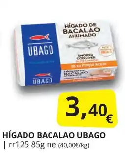 Supermercados MAS UBAGO Hígado bacalao oferta