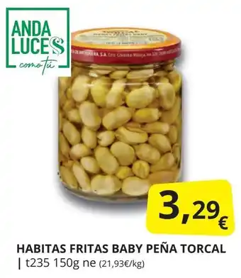Supermercados MAS Habitas fritas baby peña torcal oferta