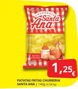 Supermercados MAS SANTA ANA Patatas fritas churreria oferta