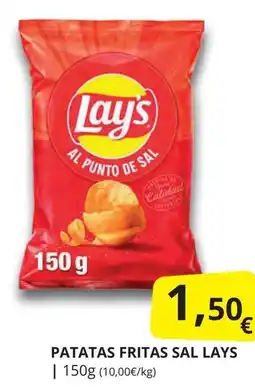 Supermercados MAS LAY'S Patatas fritas sal oferta