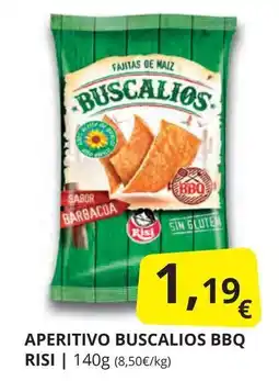 Supermercados MAS RISI Aperitivo buscalios bbq oferta