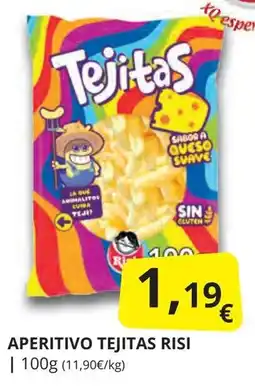 Supermercados MAS RISI Aperitivo tejitas oferta