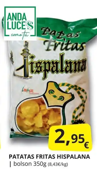 Supermercados MAS HISPALANA Patatas fritas oferta