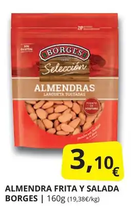 Supermercados MAS BORGES Almendra frita y salada oferta