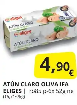 Supermercados MAS IFA ELIGES Atún claro oliva oferta