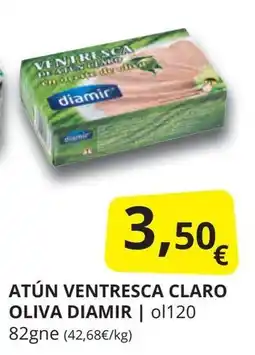 Supermercados MAS DIAMIR Atún ventresca claro oliva oferta
