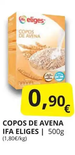 Supermercados MAS IFA ELIGES Copos de avena oferta