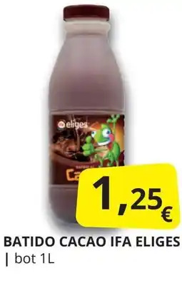 Supermercados MAS IFA ELIGES Batido cacao oferta