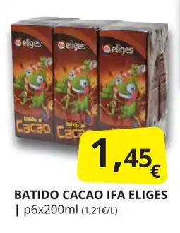 Supermercados MAS IFA ELIGES Batido cacao oferta