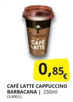 Supermercados MAS CAPPUCCINO Café latte barbacana oferta