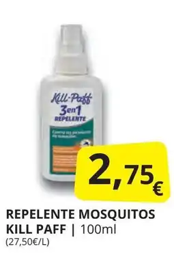 Supermercados MAS KILL PAFF Repelente mosquitos oferta