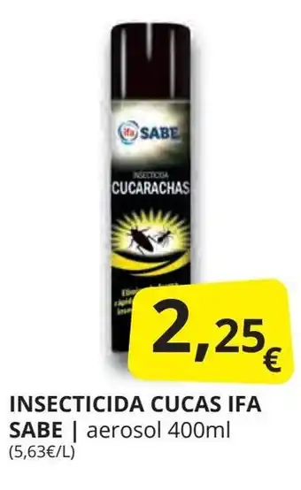 Supermercados MAS IFA SABE Insecticida cucas oferta