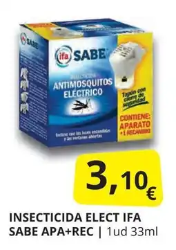 Supermercados MAS IFA SABE Insecticida elect apa+rec oferta