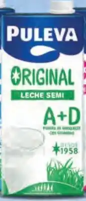 Supermercados MAS PULEVA Leche Semi oferta