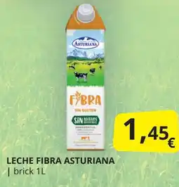 Supermercados MAS ASTURIANA Leche fibra oferta