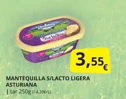 Supermercados MAS ASTURIANA Mantequilla s/lacto ligera oferta