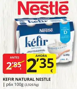 Supermercados MAS NESTLE Kefir natural oferta