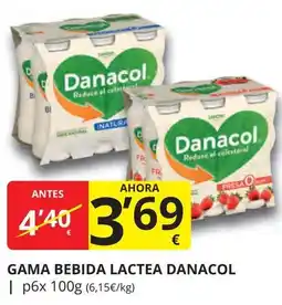 Supermercados MAS DANACOL Gama bebida lactea oferta