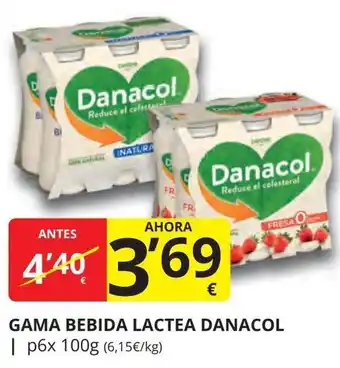 Supermercados MAS DANACOL Gama bebida lactea oferta