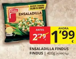 Supermercados MAS FINDUS Ensaladilla oferta