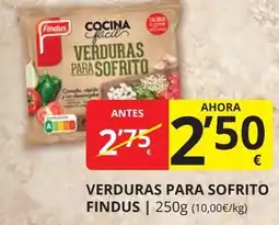 Supermercados MAS FINDUS Verduras para sofrito oferta