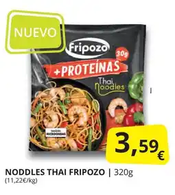 Supermercados MAS FRIPOZO Noddles thai oferta