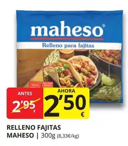 Supermercados MAS MAHESO Relleno fajitas oferta
