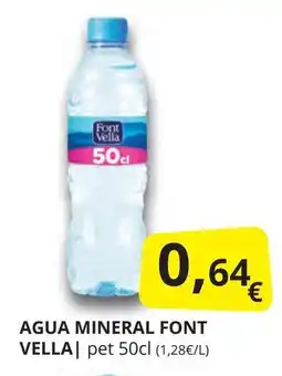 Supermercados MAS FONT VELLA Agua mineral oferta