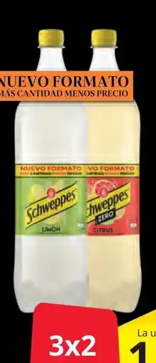 Supermercados MAS SCHWEPPES Refresco limón o citrus zero oferta