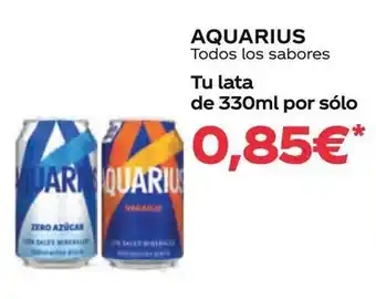 Supermercados MAS AQUARIUS Todos los sabores oferta