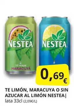 Supermercados MAS NESTEA Te limón, maracuya o sin azucar al limón oferta