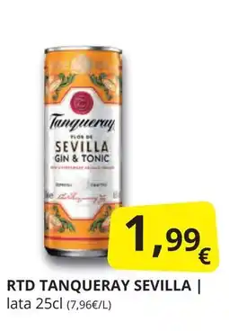 Supermercados MAS TANQUERAY Rtd sevilla oferta