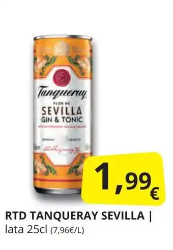 Supermercados MAS TANQUERAY Rtd sevilla oferta