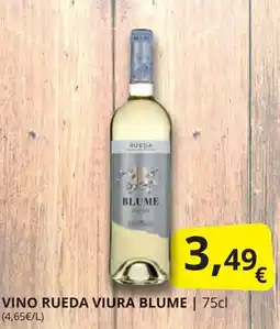 Supermercados MAS BLUME Vino rueda viura oferta