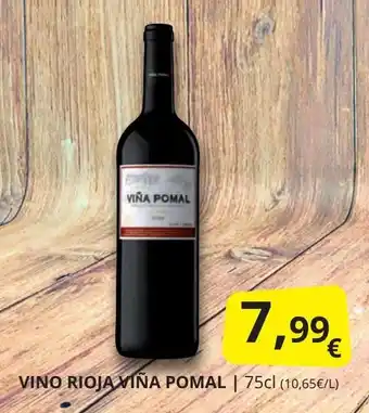 Supermercados MAS VIÑA POMAL Vino rioja oferta