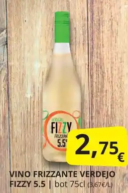Supermercados MAS FIZZY Vino frizzante verdejo oferta