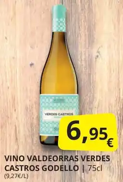 Supermercados MAS VERDES CASTROS Vino valdeorras godello oferta