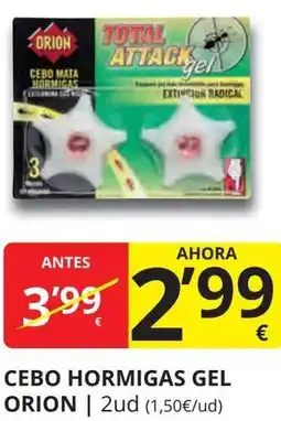 Supermercados MAS ORION Cebo hormigas gel oferta