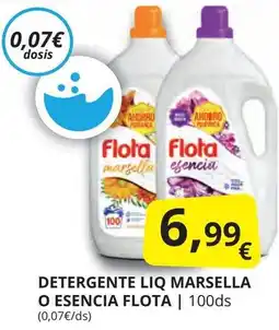Supermercados MAS FLOTA  Detergente liq marsella o esencia oferta