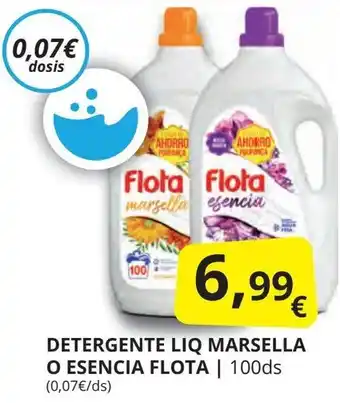 Supermercados MAS FLOTA  Detergente liq marsella o esencia oferta