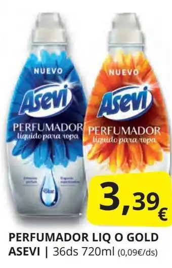 Supermercados MAS ASEVI Perfumador liq o gold oferta
