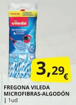 Supermercados MAS VILEDA Fregona microfibras-algodón oferta