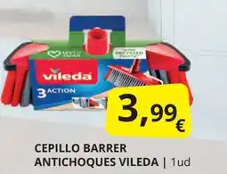 Supermercados MAS VILEDA Cepillo barrer antichoques oferta
