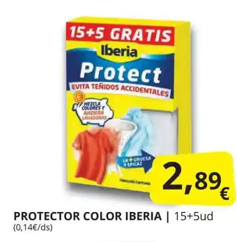 Supermercados MAS IBERIA Protector color oferta